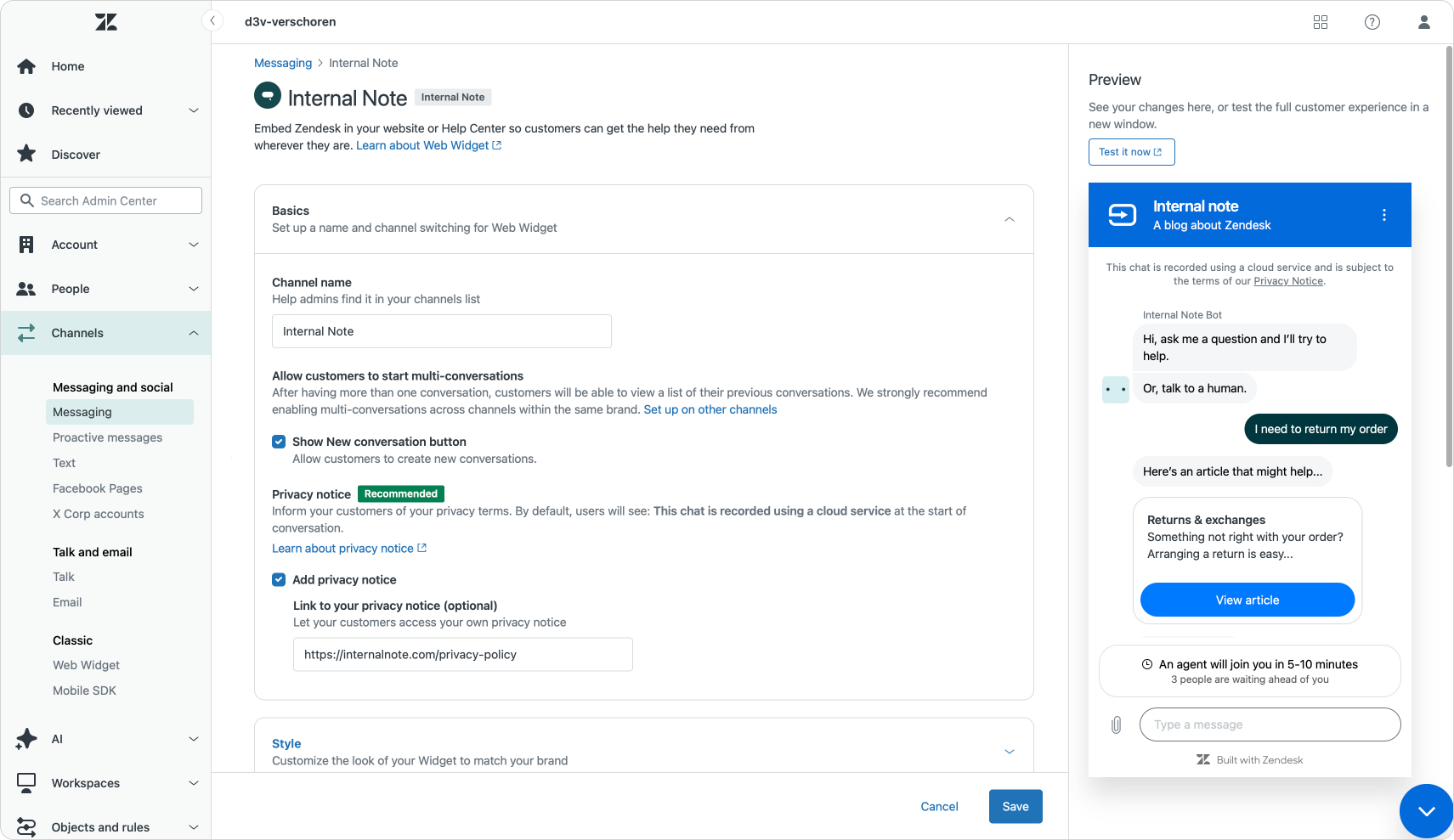 Managing Queues, Wait Time and Sending Reminders in Zendesk Messaging
