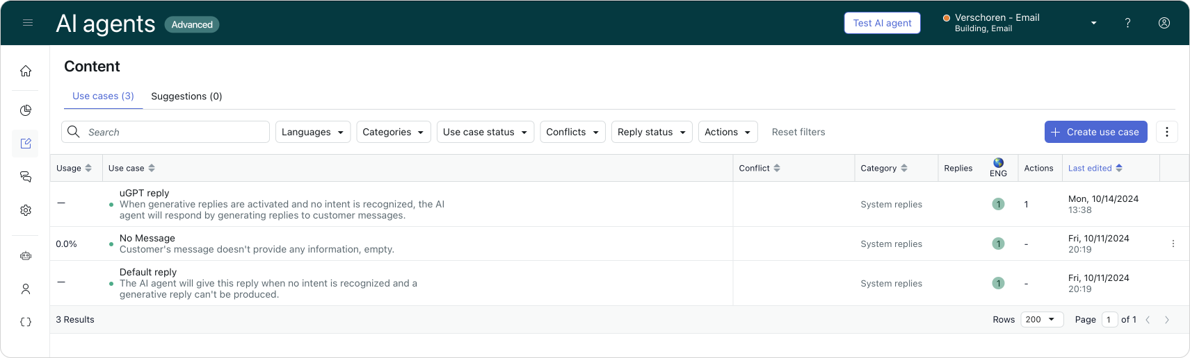 Generative email replies for AI Agents Advanced in Zendesk