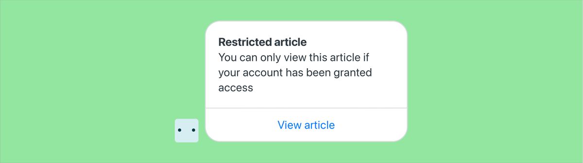 ➕ Show restricted articles in Zendesk Bots