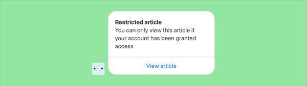 ➕ Show restricted articles in Zendesk Bots